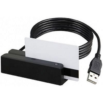 CipherLAB MSR213V-33, USB-Virtual COM, 1, 2, 3 дорожки, черный